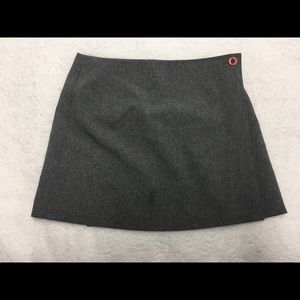 Grey mini skirt